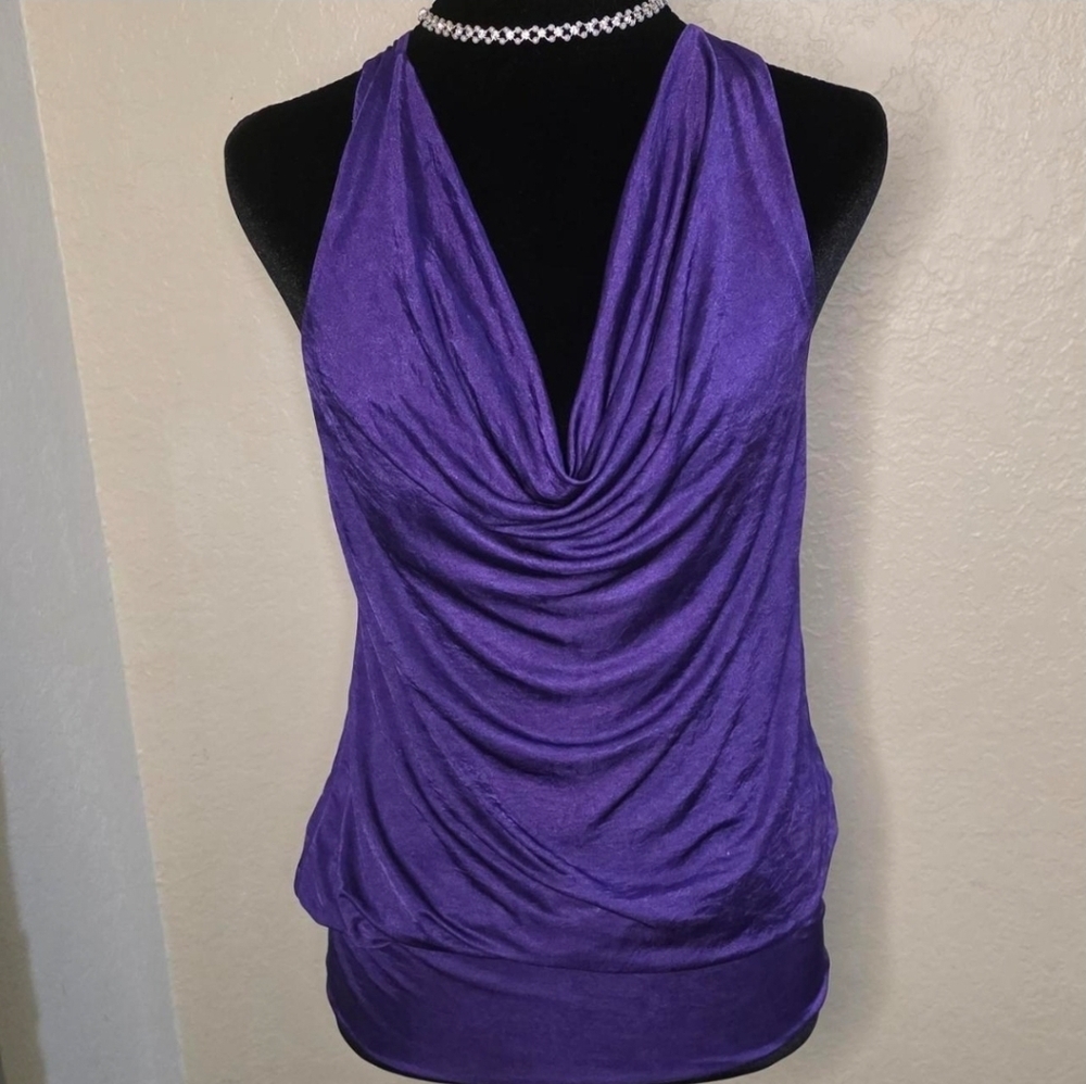 Vintage Forever 21 Purple Women's Halter Top